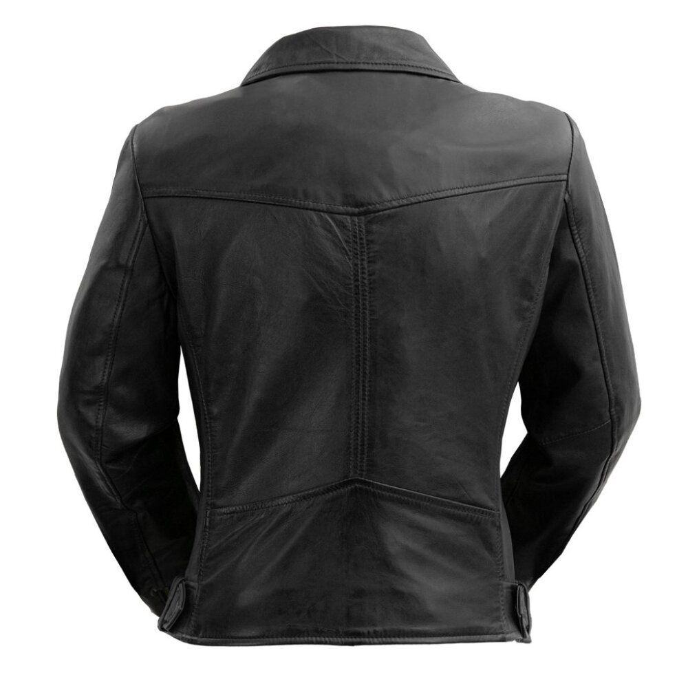 Chloe Womens Fashion Leather Jacket - Picture 5 of 6